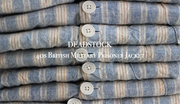 DEADSTOCK】40s British Military Prisoner Jacket.希少でクールな