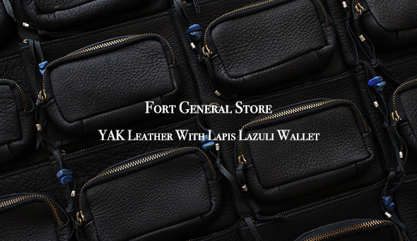 新品未使用YAKLeather With Lapis Lazuli Wallet YAK Leather With Lapis Lazuli Wallet】最終生産分をリリース致します