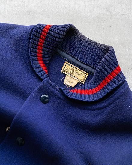 【VINTAGE】50s H.L.Whiting Varsity jacket "Good Color"