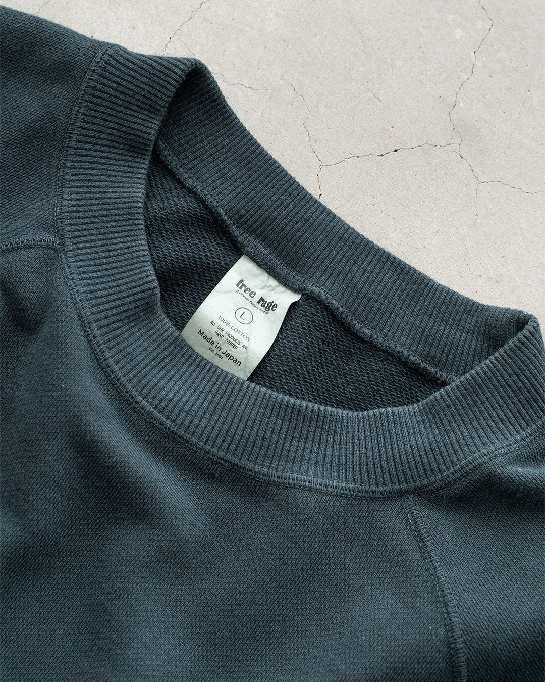 【The Beatles × free rage】『予約販売』Last Recording Raglan Crew Sweat