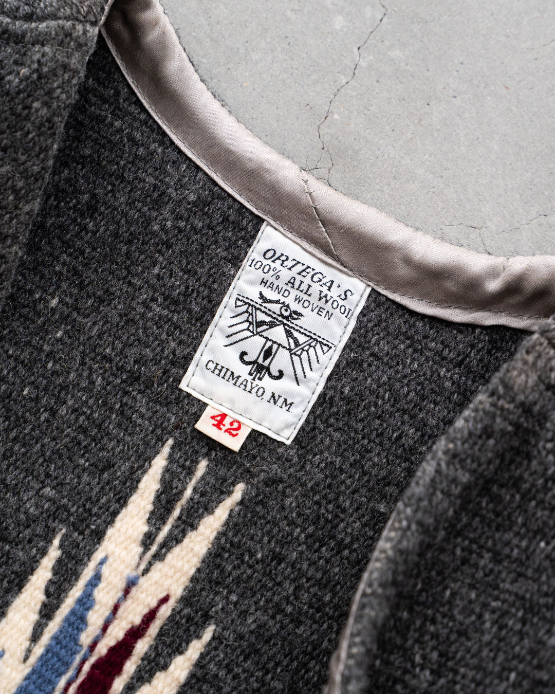 【VINTAGE】Old ORTEGA'S Chimayo Vest 『Very Good Condition』