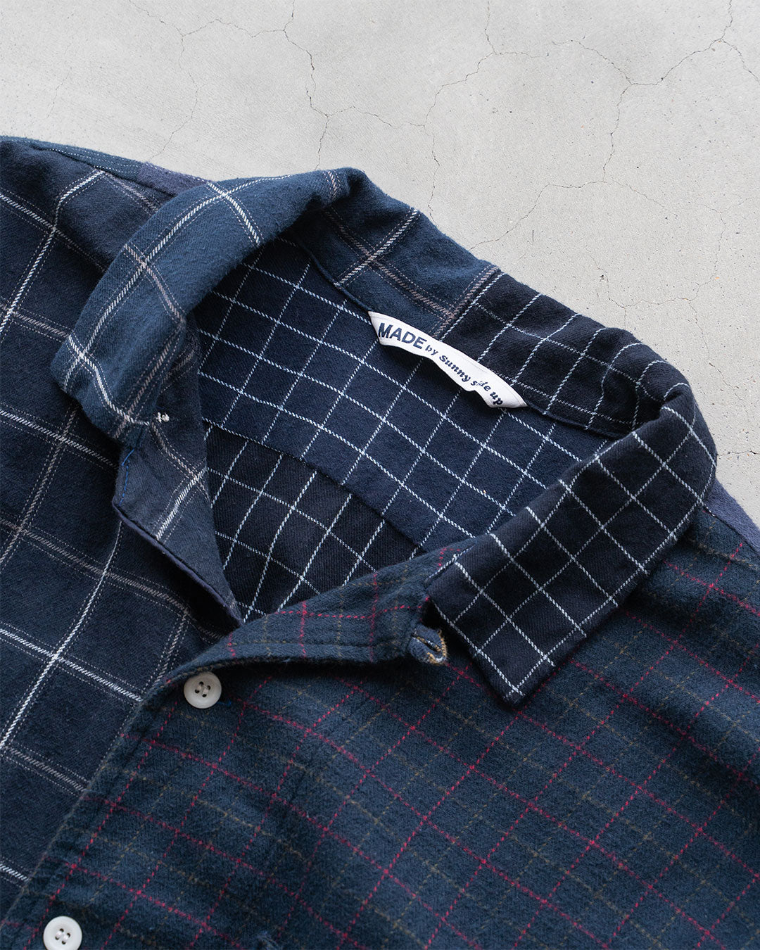 【Made By Sunny Side Up】Remake Patchwork Flannel Shirts ③