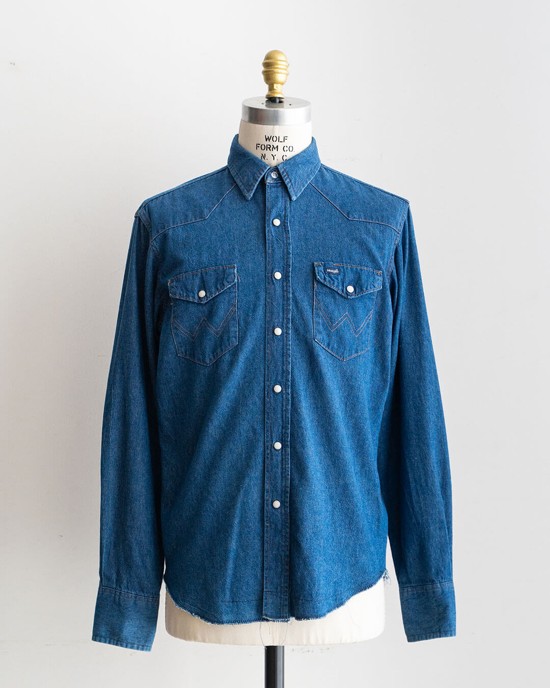 VINTAGE】80s Wrangler Denim Western Shirts 『Made in U.S.A』④