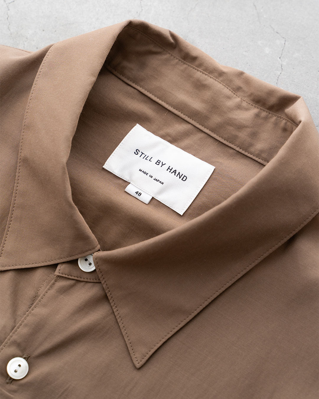 【STILL BY HAND】Cupro Cotton Pullover Shirts