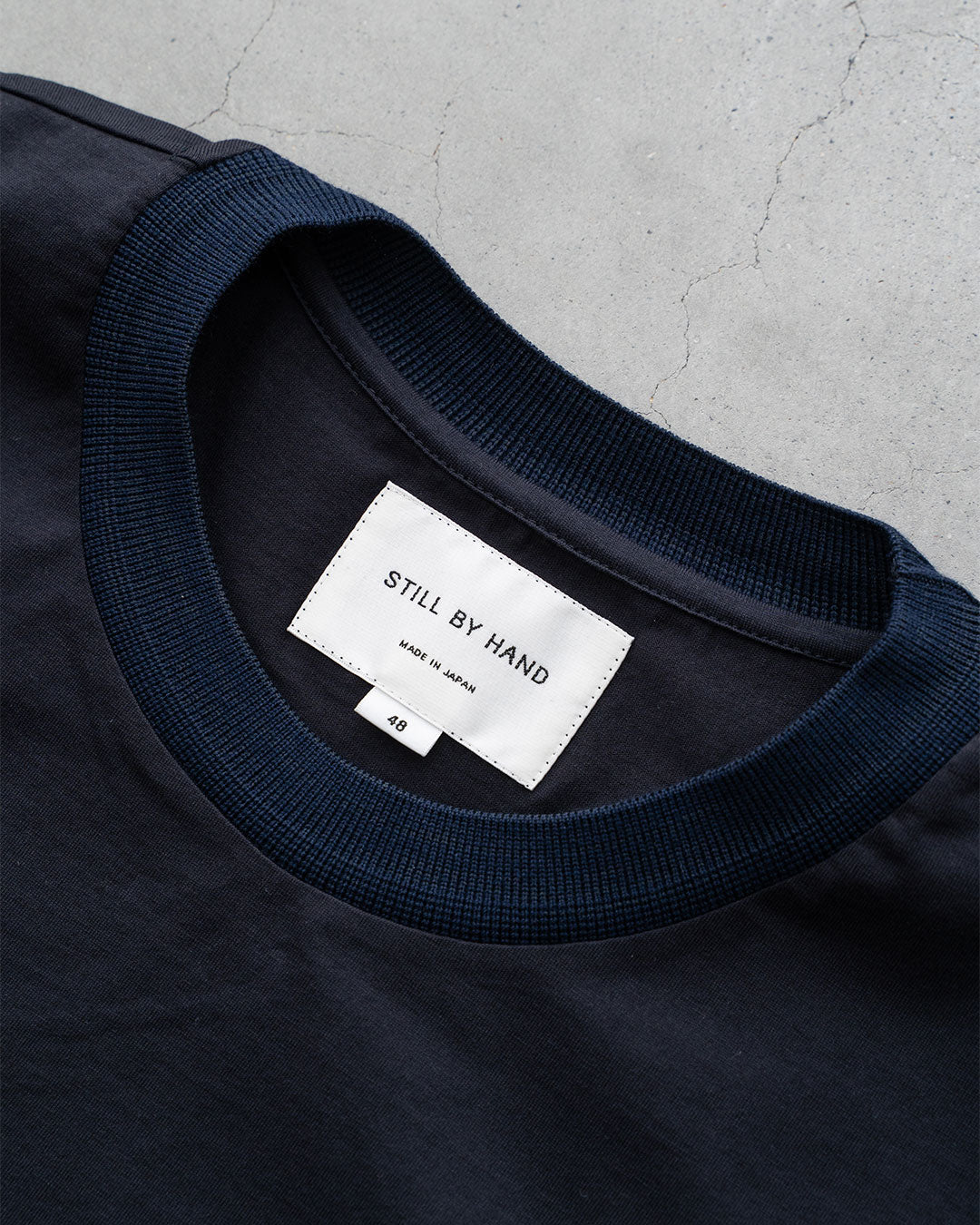 【STILL BY HAND】Knitted Rib T-shirt