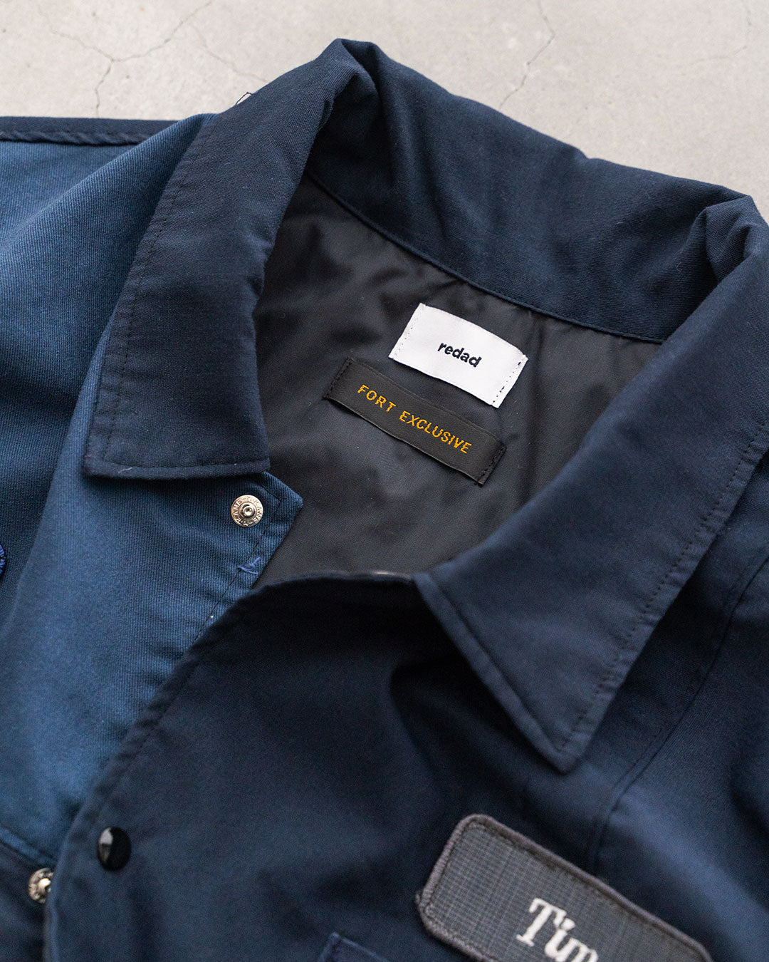 【redad】Navy Work Shirts Remake Coach Jacket『Fort Exclusive』②