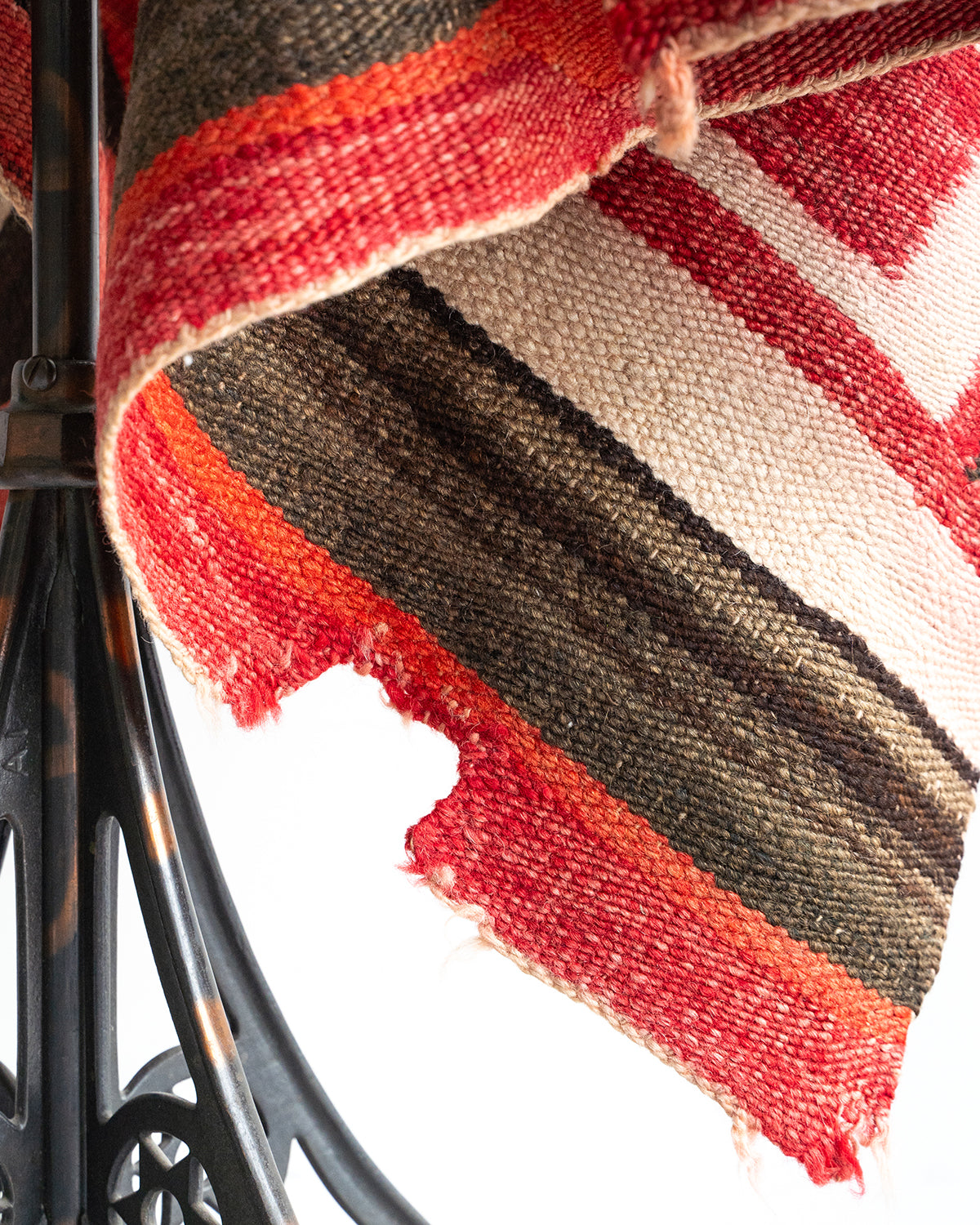 【VINTAGE】40-60s Navajo Rug "Big Size & Good Design"