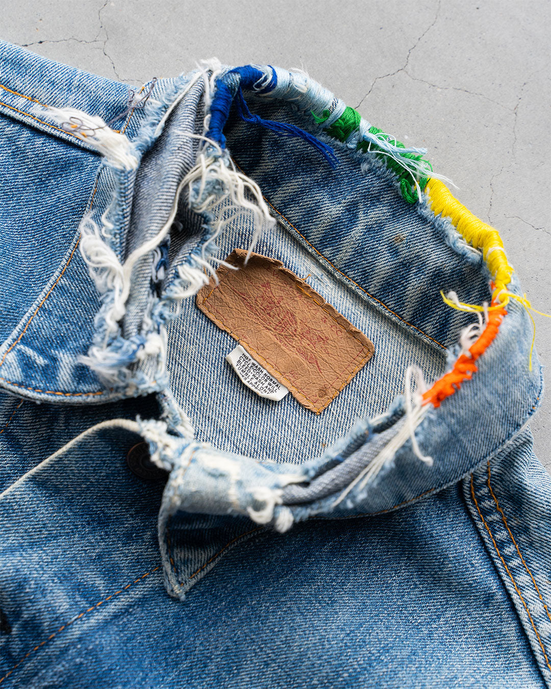 【VINTAGE】60-70s Levis 70505 Denim Jacket ”Big E” 『Big Size & Good Custom』