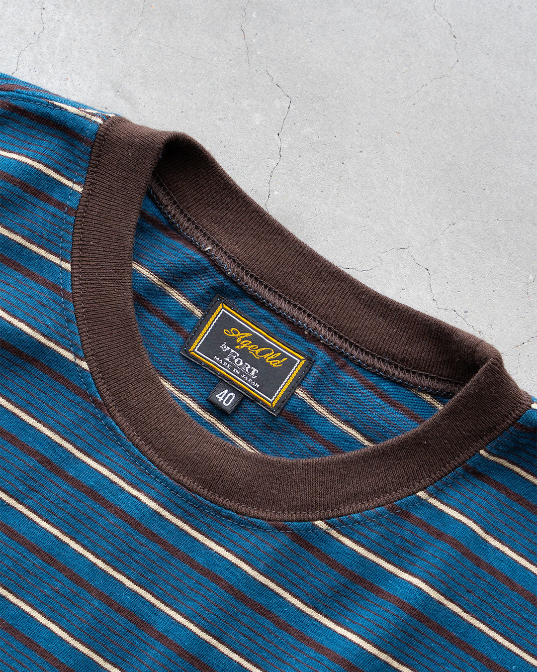 【AGE OLD】Stand By Me Border Tee