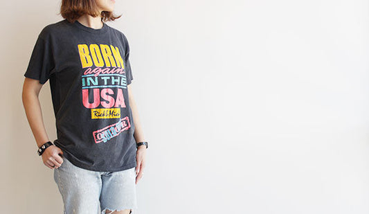Vintage Tシャツは女性にもオススメです。