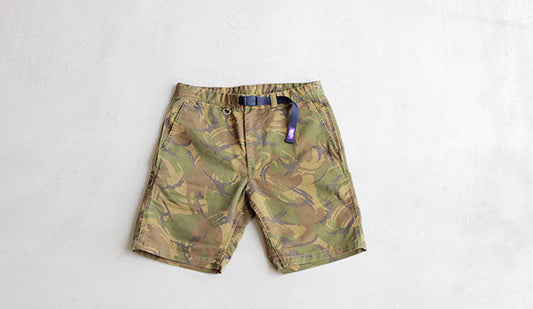 The North Face Purple Label /ザ ノースフェイス パープルレーベル COOLMAX Camouflage Print Shorts.