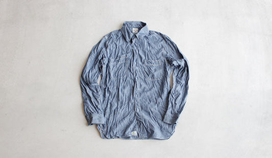 orslow / オアスロウ Chambray Work Shirts.