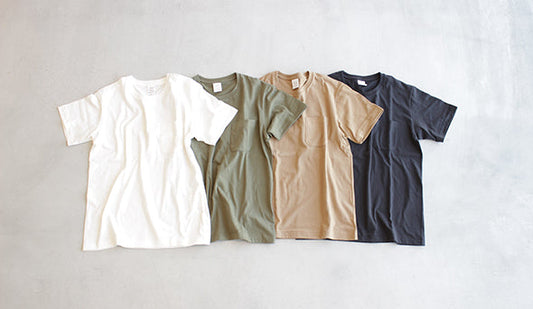 A VONTADE / アボンタージ　USA Cotton Pocket T−Shirts . カラーバリエーションを揃えたいポケットT