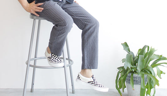 STILL BY HAND / スティル バイ ハンド Linen Stripe Easy Pants.夏に最適な爽やかな穿き心地。