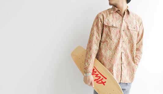 TONY Taiz Sun / トニータイズサン　LAULEA Long Sleeve Shirts.　幸福という意味のあるシャツ.