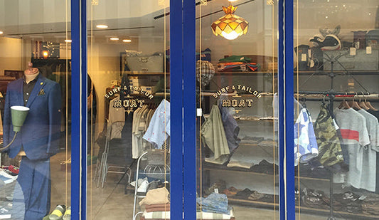 春夏の展示会と大阪の名店【SURF &TAILOR MOAT】さんへ