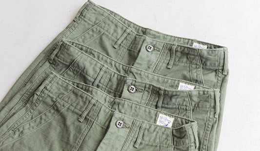 【orslow / オアスロウ】Fatigue Short Pants　STYLE SAMPLE.