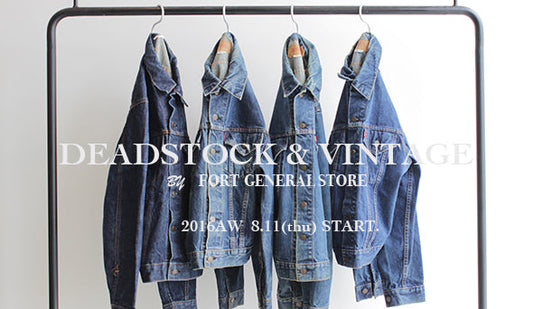 【16AW DEADSTOCK & VINTAGE  By FORT GENERAL STORE 】Vo,2  LEVISの VINTAGEも揃っています。