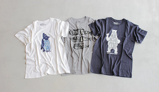 【nanamica / ナナミカ】-ONE OCEAN ALL LANDS- Tシャツ。 海は一つで世界は繋がっている。