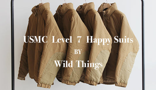 【USMC Level 7 Jacket Happy Suits By Wild Things】米軍海兵隊（USMC）向けに製造した寒冷地用アウター。
