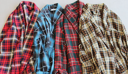 【60s〜70s Vintage Flannel Gown】今の季節のちょうどいいヴィンテージガウン。