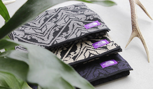 【THE NORTH FACE PURPLE LABEL / ザ ノースフェイス パープルレーベル】 KODENSHI Jacquard Knit Muffler入荷いたしました。