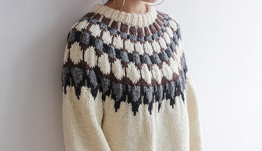 【Old Nordic Knit】とても雰囲気の良いオールドノルディック。