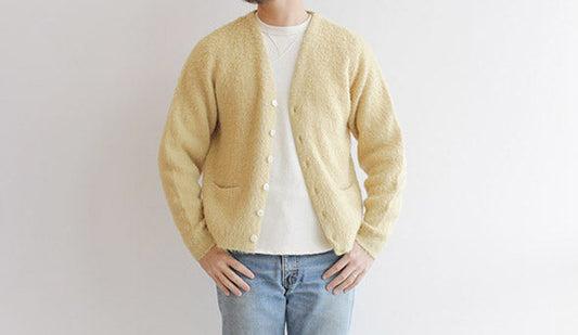 【60's YOUNG BREED by REVERE Vintage Mohair Cardigan】雰囲気の良いヴィンテージモヘア。