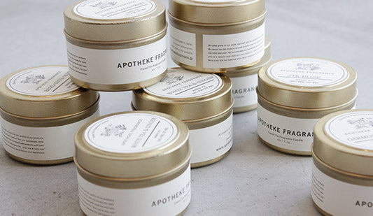 【APOTHEKE FRAGRANCE / アポテーケ フレグランス】  Travel Tin Candle.クリスマスプレゼントに。