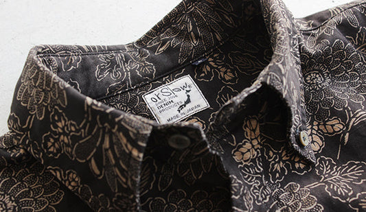 【orslow / オアスロウ】Botton Down Shirts Print.ラスト1点となりました。
