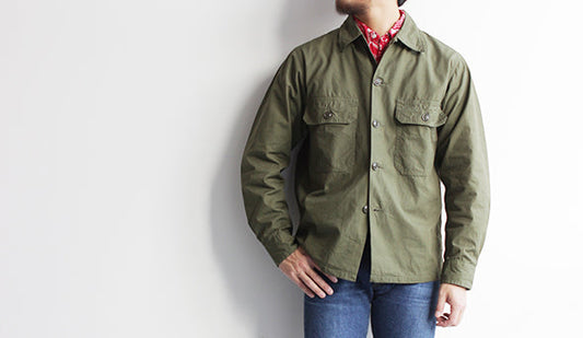 【A VONTADE / ア ボンタージ】Utility Shirts.オリジナルポプリンを使用したミリタリーシャツ。
