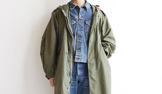 【50s M-51 Fishtail Parka / 50s M−51フィッシュテール パーカー】ヴィンテージミリタリーの名作。