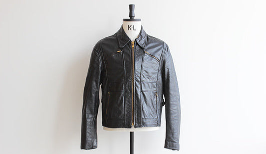 【70s Single Lather Jacket】こんな良いアイテムも販売しておりました。