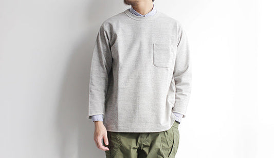 【A VONTADE / ア ボンタージ】Crewneck Sweat Shirts.大人にお勧めのカットオフスエット。