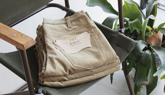 【orslow / オアスロウ】 Ivy Fit Pants 107 Corduroy Slim Fit .冬から春にかけても穿いて欲しいコーデュロイ。