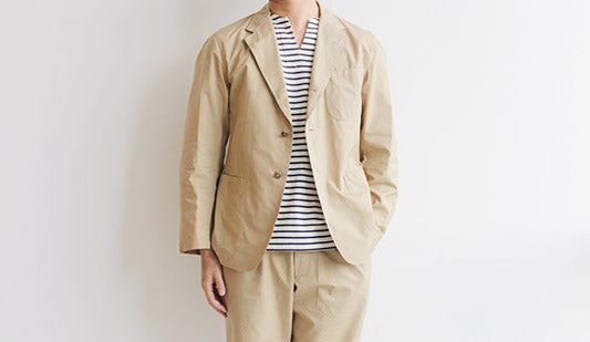 【Kaptain Sunshine / キャプテン サンシャイン】 Field Wrap Jacket.シルクを織り込んだ極上の着心地。