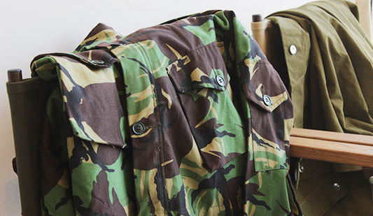 【90s DEAD STOCK British Smock Combat Jacket】洗練されたDPMカモフラージュ。