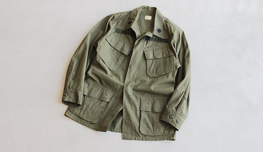 【60s Dead Stock Jungle Fatigue Jacket】お気に入りのヴィンテージミリタリー。