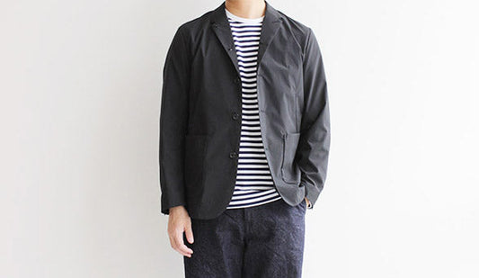 【STILL BY HAND / スティル バイ ハンド】Polyester Jacket .軽く羽織れる大人でスポーティなセットアップ。