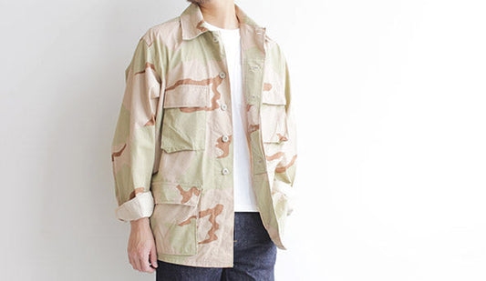【DEADSTOCK】90s 3C BDU Jacket.90年代の名作カモフラージュ。