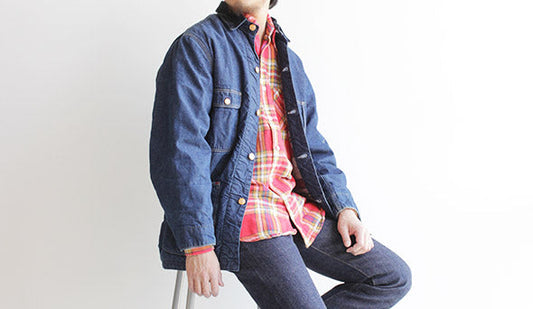 【60s Denim Blanket Coverall】ブランケットの雰囲気が抜群のヴィンテージカバーオール。