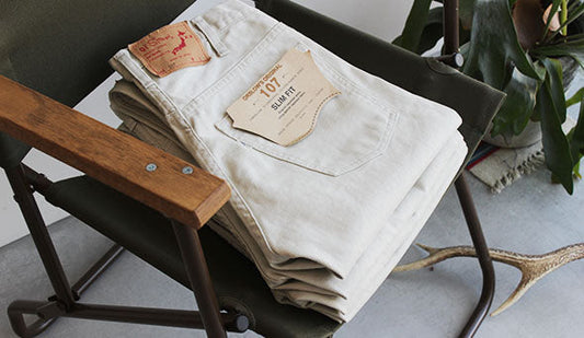 【orslow / オアスロウ】Ivy Fit 107 "pique" Slim Fit Pants.大人にお勧めしたいピケ素材。