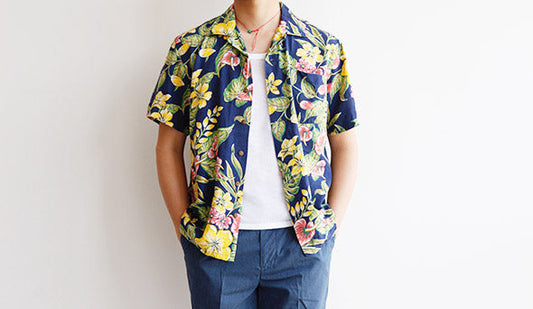 【90s Polo Ralph Lauren Aloha Shirts】素晴らしい柄とカラーのアロハシャツ。