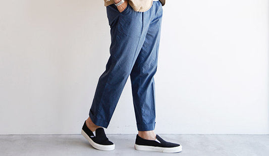 【STILL BY HAND / スティル バイ ハンド】 Summer Slacks.軽い着心地の大人スラックス。