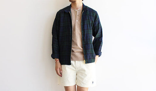 【ARBRE / アルブル】French Linen Dog Ear Blouson.夏に気になるリネンのドリズラー。
