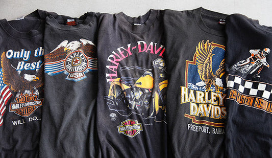 【80-90s Harley Davidson Vintage T-Shirts】アメリカらしさを感じるHarley Davidson Tシャツ。