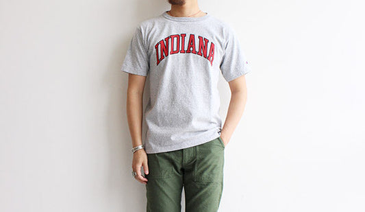 やはり人気の【CHAMPION / チャンピオン】 T1011 INDIANA T-Shirts .残りわずかです。
