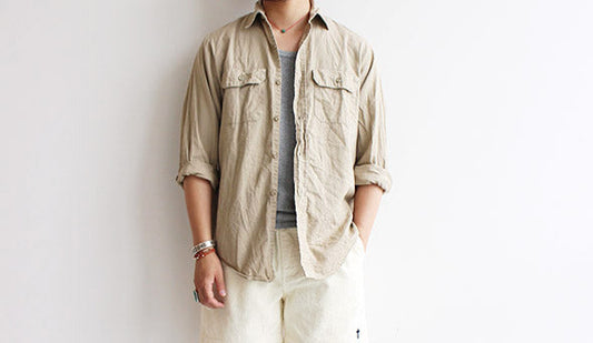 【70s Blue Bell Work Shirts】ヴィンテージらしいやれた風合いが魅力１着。