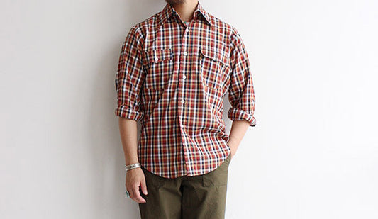【70s Levis Check Shirts】落ち着きのあるカラーでオールシーズンに対応するヴィンテージシャツ。