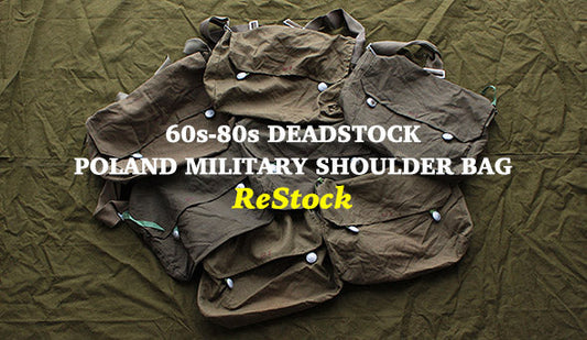 【60s-80s DeadStock Poland Military Shoulder Bag】スタイルのアクセントになる存在感。
